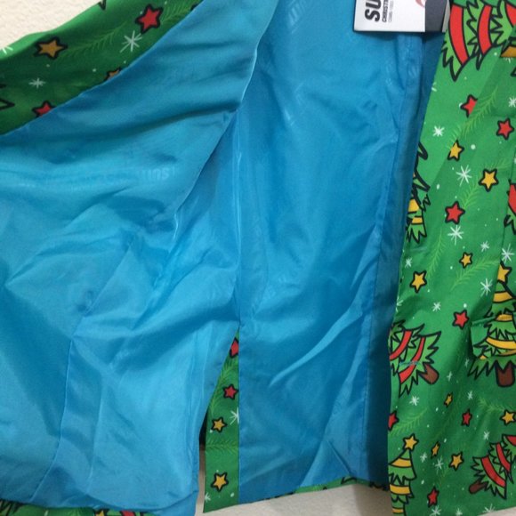 Suitmeister Christmas Trees Green Holiday Blazer - Picture 9 of 14